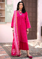 Mehru By Mahnur Embroidered Lawn Unstitched 3 Piece Suit - MHN24ML 1A